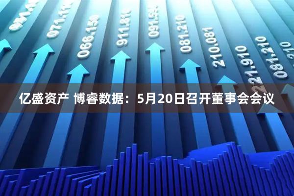 亿盛资产 博睿数据：5月20日召开董事会会议